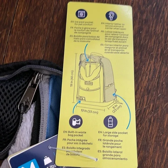 NWT Sherpa Elevation Pet Backpack Carrier *ALL PROCEEDS GO TO ANIMAL RESCUE* - Picture 9 of 16